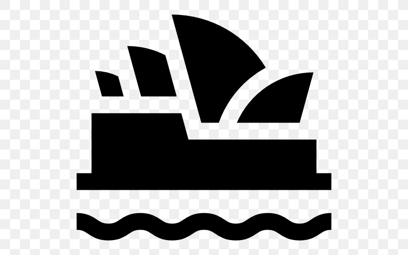Sydney Opera House Logo Drawing Black And White Silhouette, PNG, 512x512px, Sydney Opera House, Area, Artwork, Black, Black And White Download Free