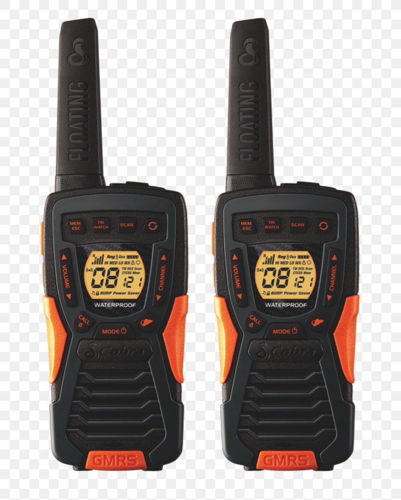 Two-way Radio Walkie-talkie Midland Radio Cobra ACXT545 Walkie Talkie, PNG, 736x1023px, Twoway Radio, Citizens Band Radio, Communication Device, Continuous Tonecoded Squelch System, Electronic Device Download Free