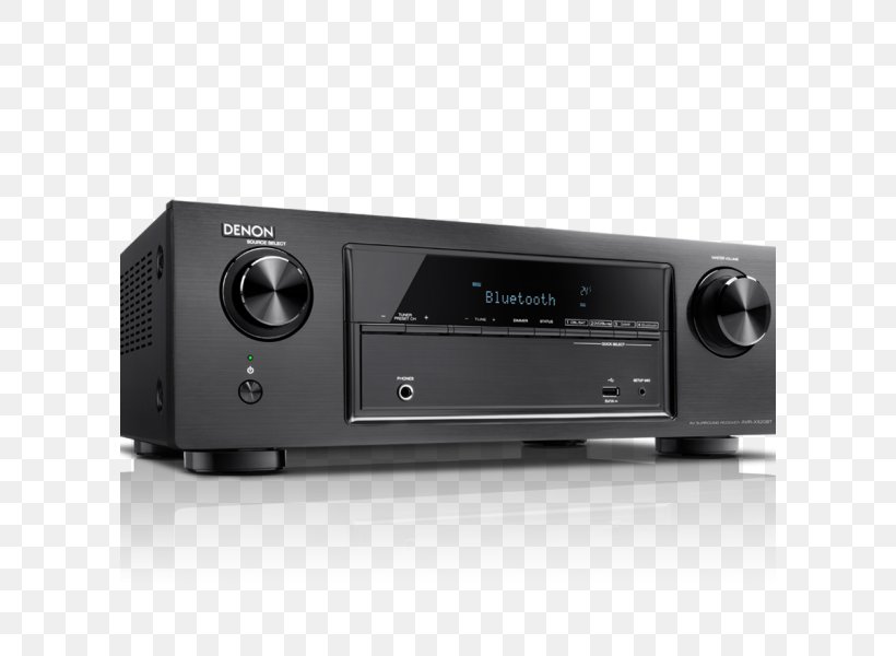 AV Receiver Denon AVR-X540 Audio Denon AVR X2400H, PNG, 600x600px, Av Receiver, Audio, Audio Equipment, Audio Receiver, Cinema Download Free