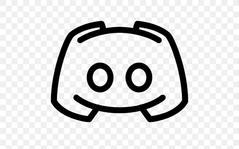 Discord Logo Social Media Png 512x512px Discord Black And White Emoticon Line Art Logo Download Free