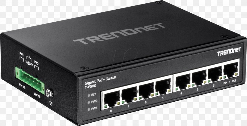 Gigabit Ethernet Power Over Ethernet Network Switch DIN Rail, PNG, 1956x1001px, 10 Gigabit Ethernet, Gigabit Ethernet, Computer Network, Din Rail, Electronic Component Download Free