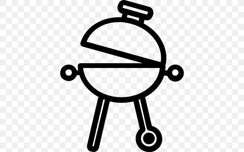 Barbecue Food Meat Grilling Cooking, PNG, 512x512px, Barbecue, Area, Black And White, Cooking, Fast Food Restaurant Download Free