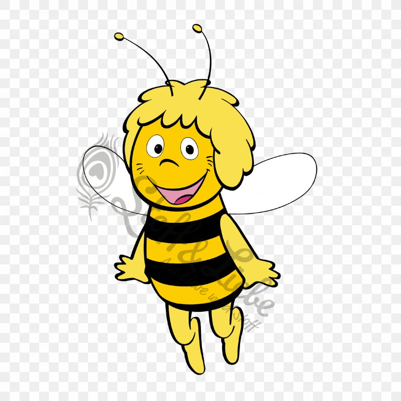 Honey Bee Maya The Bee School Slate Clip Art, PNG, 1600x1600px, Honey Bee, Art, Bee, Black And White, Cartoon Download Free