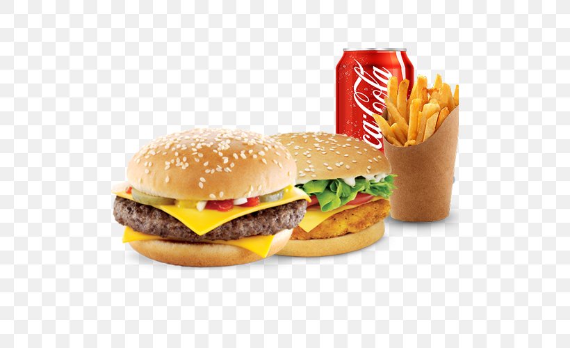 McDonald's Quarter Pounder Hamburger McDonald's Big Mac Cheeseburger French Fries, PNG, 500x500px, Hamburger, American Food, Big Mac, Breakfast Sandwich, Buffalo Burger Download Free