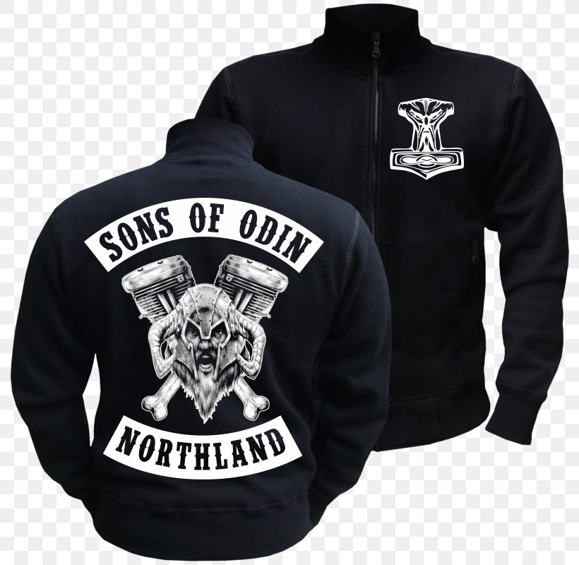 Sons Of Odin T-shirt Asgard Hoodie, PNG, 800x800px, Odin, Asgard, Black, Bluza, Brand Download Free