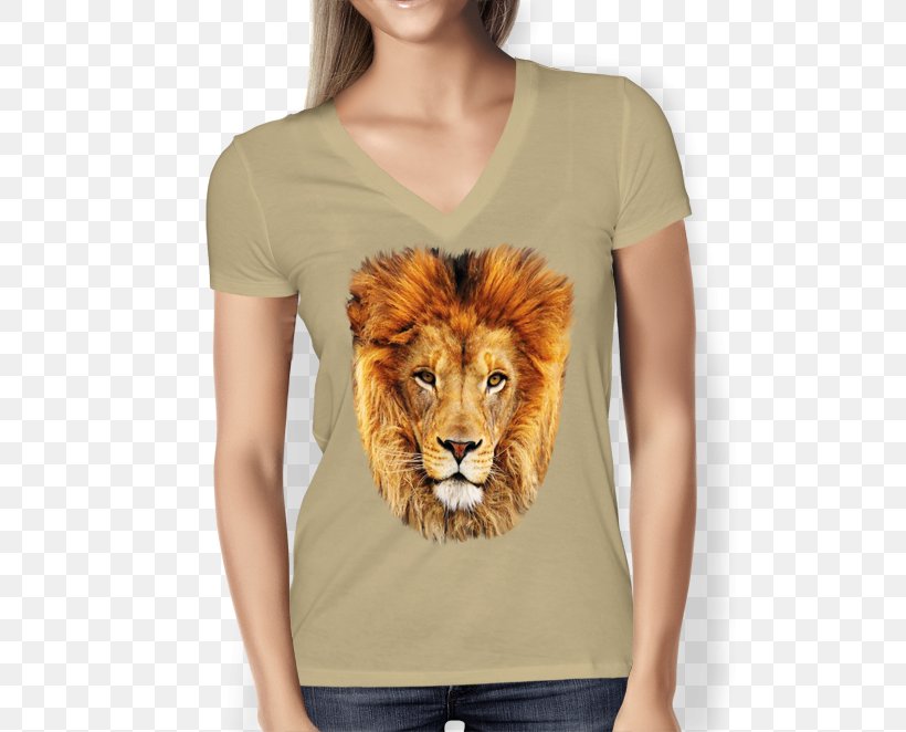 Lion T-shirt Line Art Drawing, PNG, 600x662px, Lion, Big Cats, Carnivoran, Clothing, Color Download Free