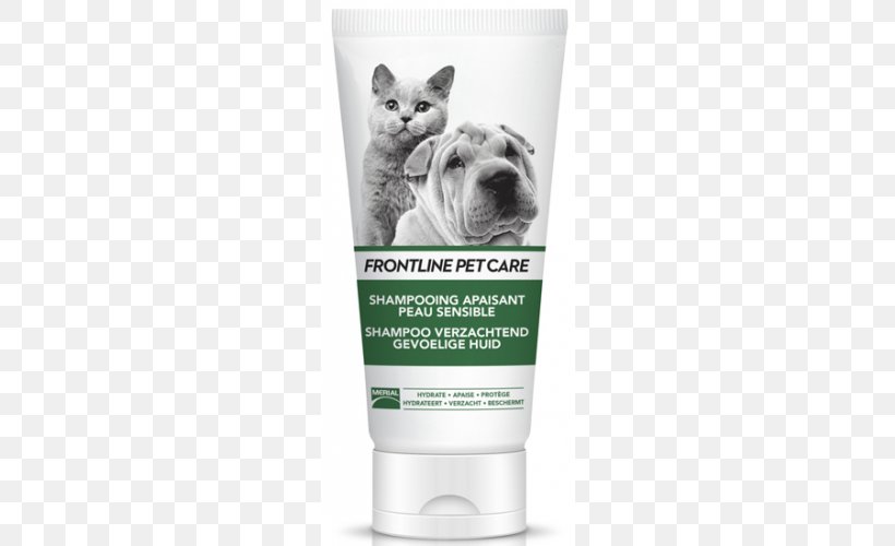 Shampoo Sensitive Skin Cat Dog, PNG, 500x500px, Shampoo, Cat, Dog, Hypoallergenic, Moisturizer Download Free