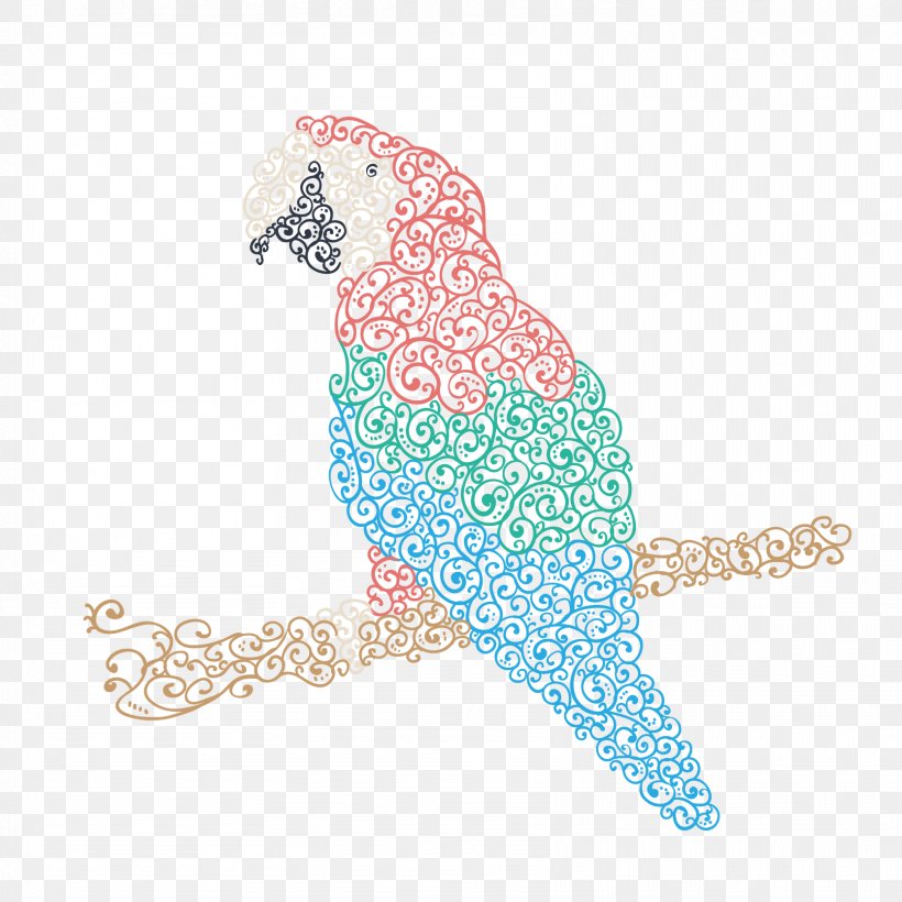 Bird True Parrot Euclidean Vector Amazon Parrot Drawing, PNG, 1667x1667px, Bird, Amazon Parrot, Animal, Body Jewelry, Drawing Download Free