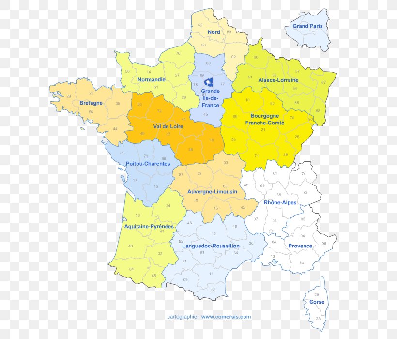 Regions Of France Ecoregion Map, PNG, 650x700px, France, Area, Border, Ecoregion, Map Download Free