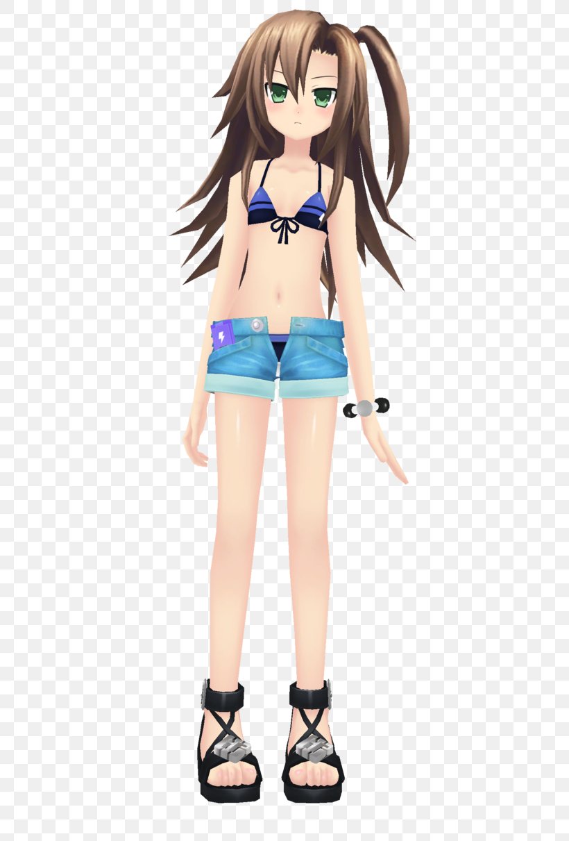 Hyperdimension Neptunia Victory Hyperdimension Neptunia Mk2 Hyperdimension Neptunia: Producing Perfection Video Game Swimsuit, PNG, 659x1211px, Watercolor, Cartoon, Flower, Frame, Heart Download Free