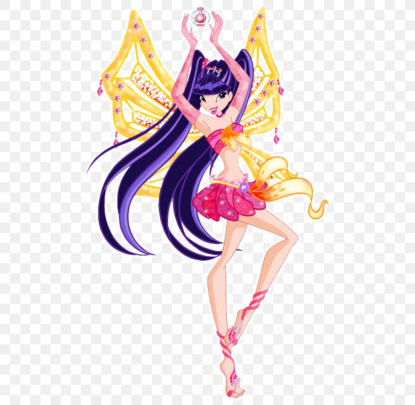 Musa Tecna Bloom Aisha Winx Club: Believix In You, PNG, 500x800px, Watercolor, Cartoon, Flower, Frame, Heart Download Free