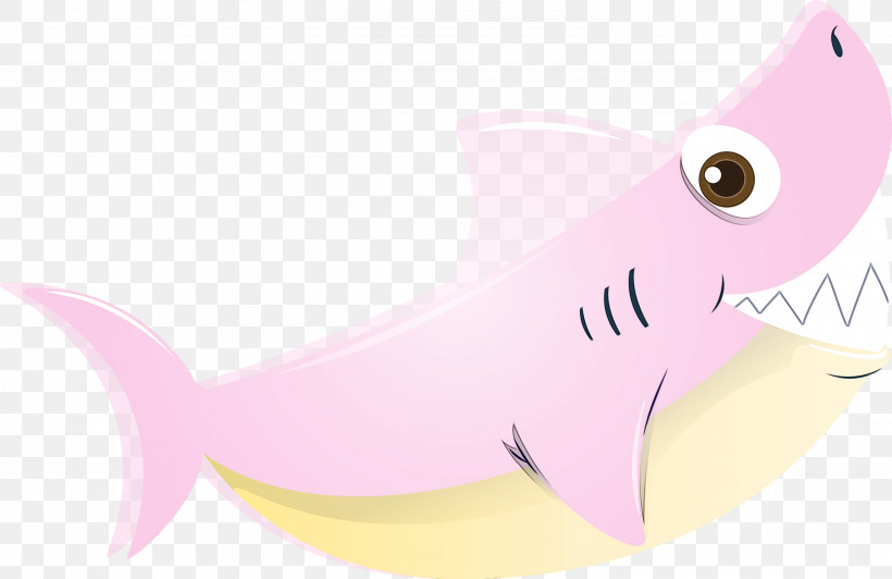 Pink Cartoon Fish Fish, PNG, 3000x1947px, Watercolor, Cartoon, Fish, Paint, Pink Download Free