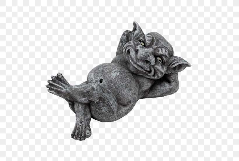 Gargoyle Figurine Statue Sculpture Gothic Architecture, PNG, 555x555px, Gargoyle, Black And White, Carving, Collectable, Devil Download Free