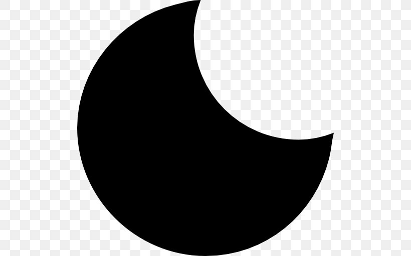 Supermoon Crescent Symbol Circle Lunar Phase, PNG, 512x512px, Supermoon, Black, Black And White, Crescent, Lunar Phase Download Free