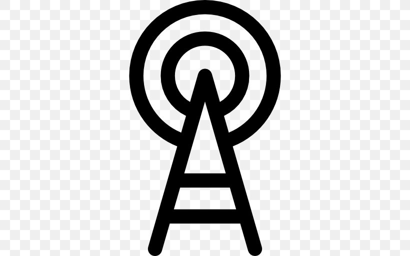 Telecommunications Tower Clip Art, PNG, 512x512px, Telecommunications Tower, Area, Black And White, Cell Site, Internet Download Free