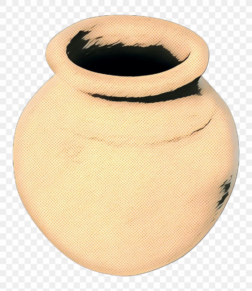 Beige Ceramic Urn Artifact Vase, PNG, 2051x2372px, Pop Art, Artifact, Beige, Ceramic, Retro Download Free