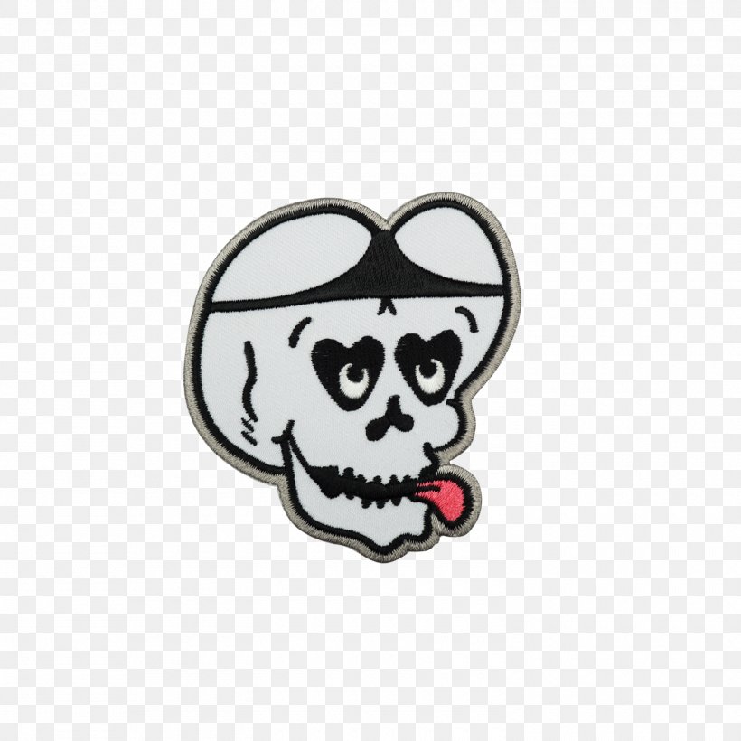 Embroidered Patch Embroidery Lapel Pin Bone Skull, PNG, 1500x1500px, Watercolor, Cartoon, Flower, Frame, Heart Download Free