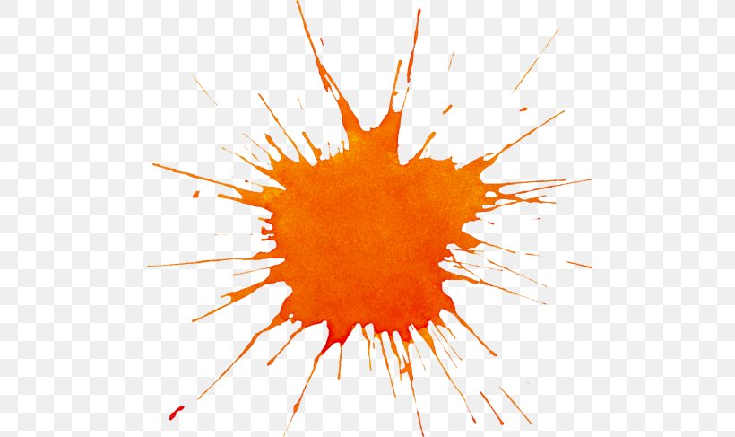 Watercolor Painting Orange Battle Park Paintball, PNG, 518x487px, Paint, Battle Park Paintball, Brush, Close Up, Color Download Free