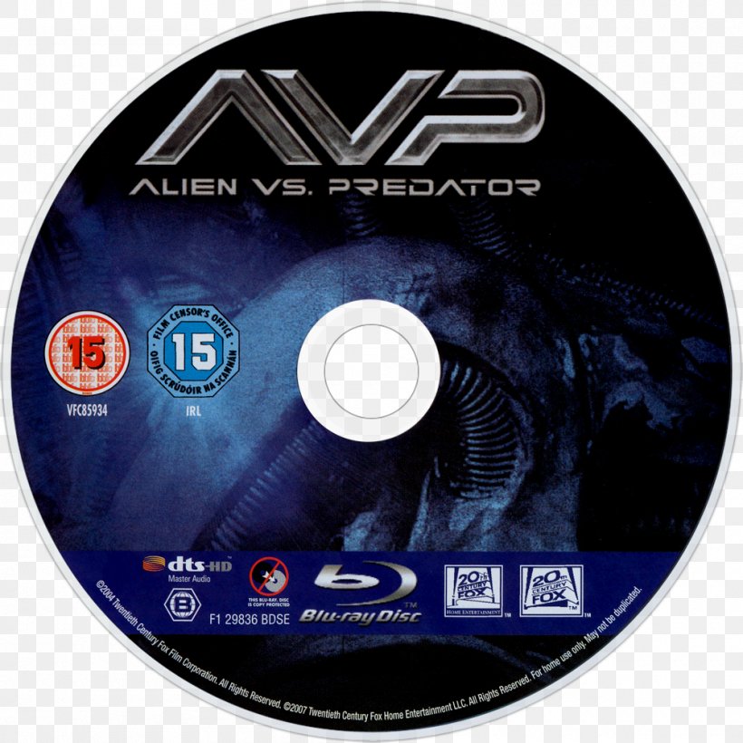 Aliens Versus Predator Blu-ray Disc Aliens Versus Predator Alien Vs. Predator, PNG, 1000x1000px, 4k Resolution, 2004, Predator, Alien, Alien Vs Predator Download Free