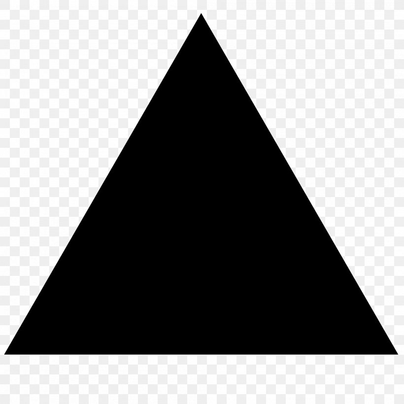Black Triangle Pyramid Shape Clip Art, PNG, 2000x2000px, Triangle, Black, Black And White, Black Triangle, Geometric Shape Download Free