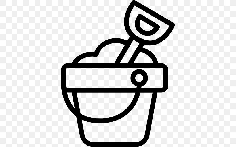 Bucket Sand, PNG, 512x512px, Bucket, Area, Black And White, Hotel, Line Art Download Free