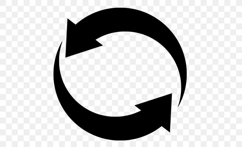 Symbol Recycling Packaging And Labeling, PNG, 500x500px, Symbol, Black, Black And White, Bottle, Crescent Download Free