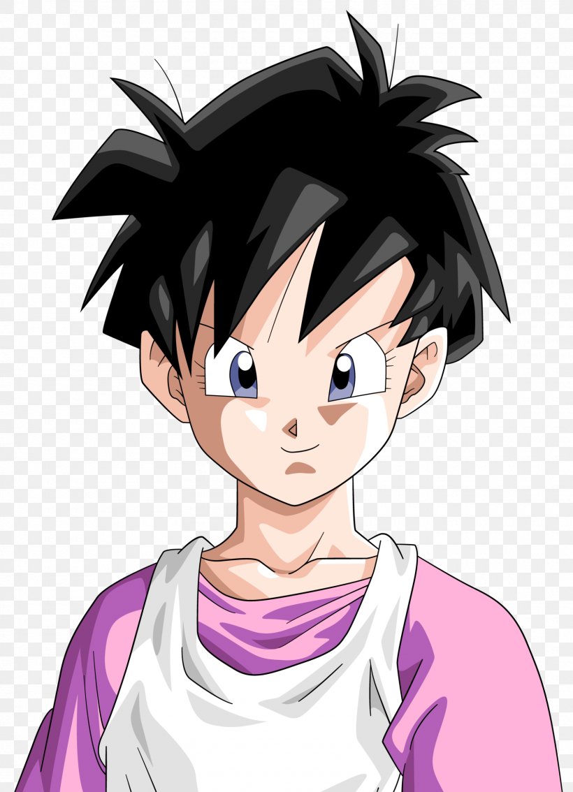 Videl Goku Krillin Bulma Chi-Chi, PNG, 1600x2214px, Watercolor, Cartoon, Flower, Frame, Heart Download Free