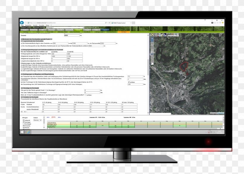 Computer Monitors Computer Software Geographic Information System Forest Management, PNG, 1736x1240px, Computer Monitors, Computer Monitor, Computer Software, Data, Database Download Free