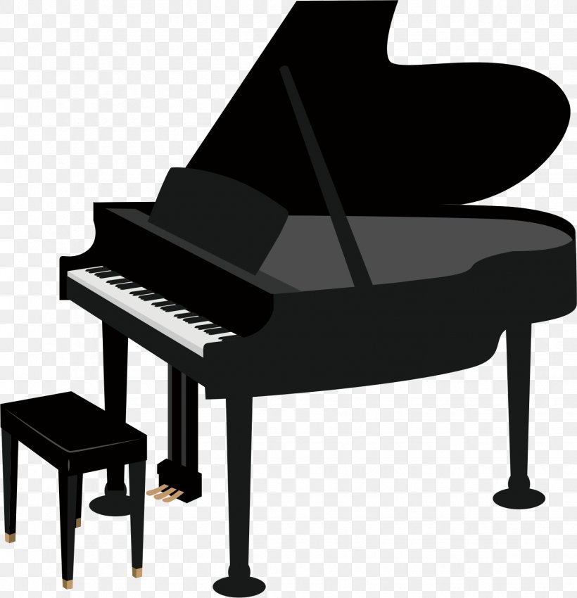 Grand Piano Drawing Clip Art, PNG, 1533x1590px, Watercolor, Cartoon, Flower, Frame, Heart Download Free