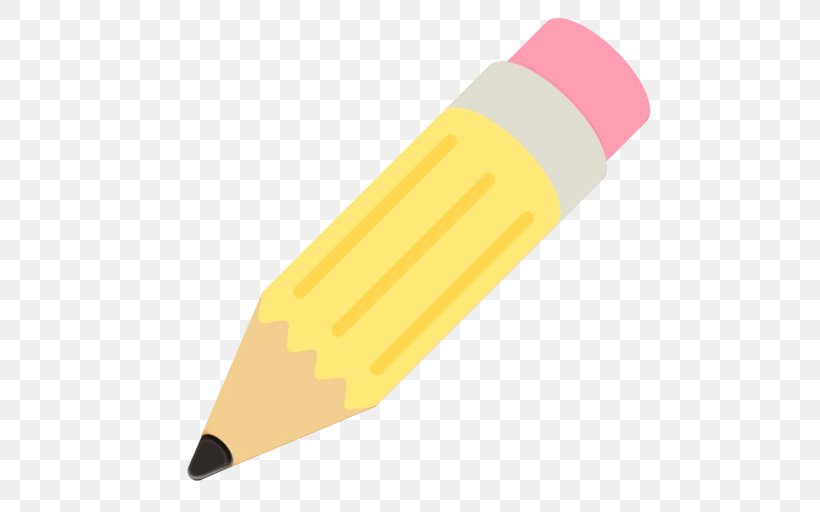 Pencil, PNG, 512x512px, Pencil, Office Supplies, Pen, Writing Implement, Yellow Download Free