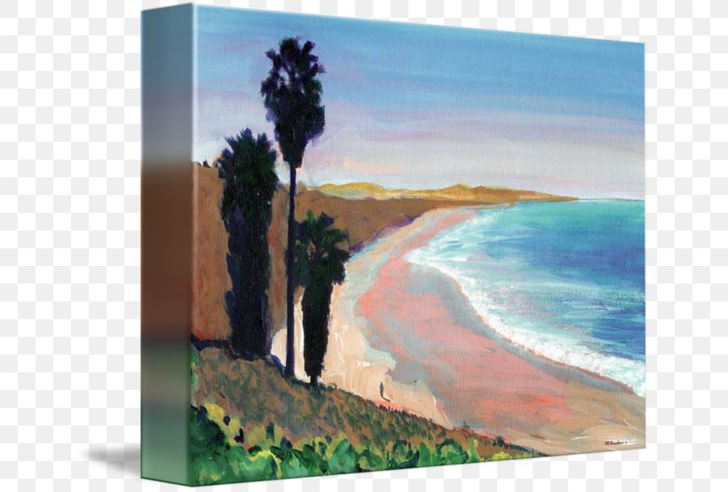 Swami's Painting Shore Acrylic Paint Gallery Wrap, PNG, 650x555px, Painting, Acrylic Paint, Acrylic Resin, Art, Artwork Download Free