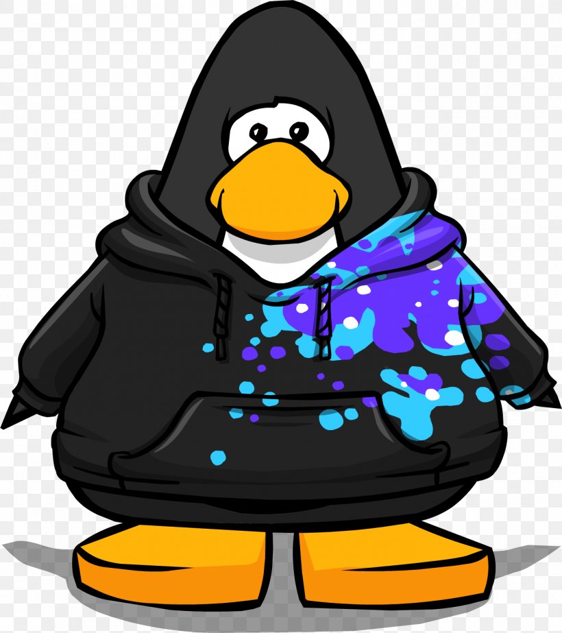 Club Penguin Hoodie Sweater Clip Art, PNG, 1380x1554px, Penguin, Artwork, Beak, Bird, Bluza Download Free