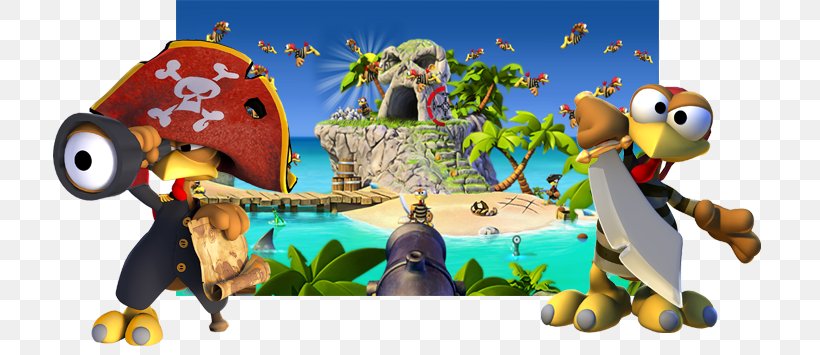 Crazy Chicken Pirates Crazy Chicken Director's Cut Teyon App Store, PNG, 749x355px, Chicken, App Store, Art, Cartoon, Computer Download Free