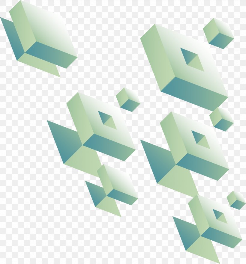 Cube Geometry Three-dimensional Space, PNG, 2498x2685px, 3d Computer Graphics, Cube, Geometric Shape, Geometry, Green Download Free