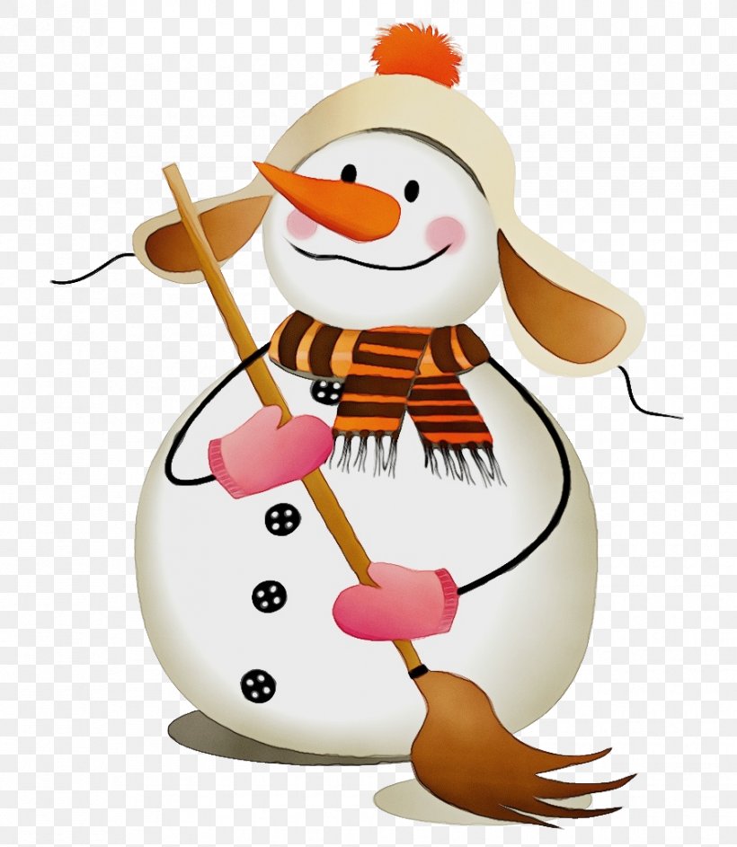 Snowman, PNG, 890x1024px, Watercolor, Cartoon, Paint, Snowman, Wet Ink Download Free