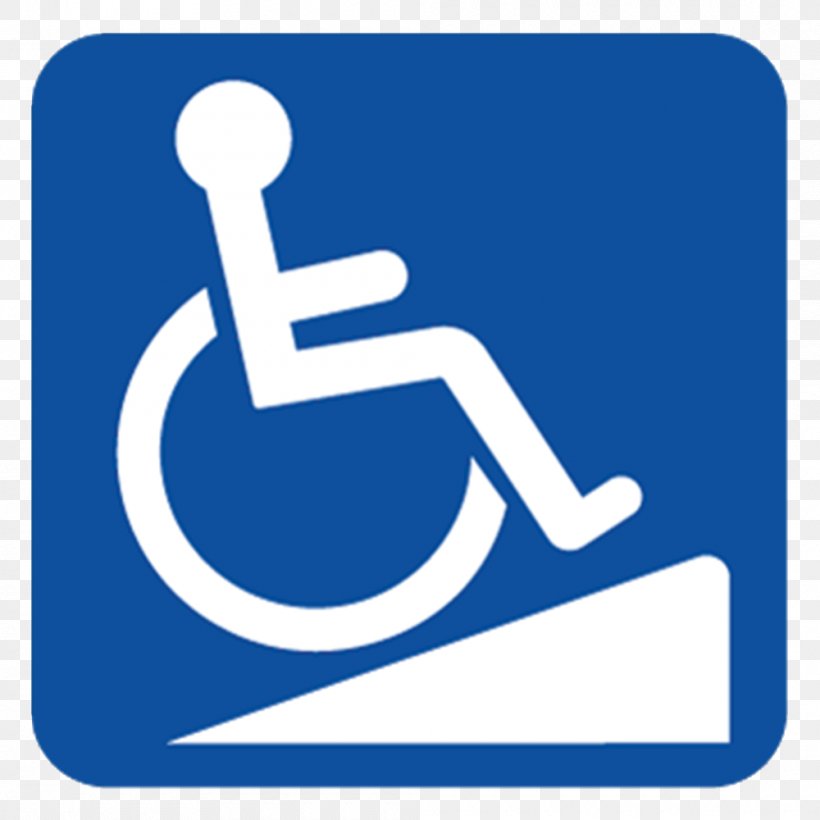 Disability Wheelchair Ramp ADA Signs Accessibility, PNG, 1000x1000px, Disability, Accessibility, Ada Signs, Area, Blue Download Free