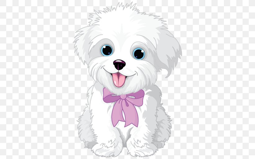 Havanese Dog Maltese Dog Puppy Bichon Frise, PNG, 512x512px, Watercolor, Cartoon, Flower, Frame, Heart Download Free