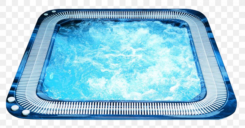 Hot Tub Swimming Pool Spa Bathtub Sauna, PNG, 1000x523px, Hot Tub, Aqua, Azure, Bathtub, Blue Download Free