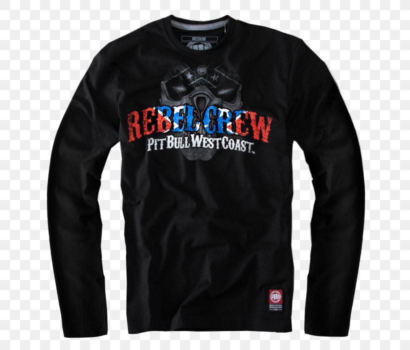 T-shirt Hoodie Crew Neck Bluza, PNG, 700x700px, Tshirt, Active Shirt, Black, Bluza, Brand Download Free