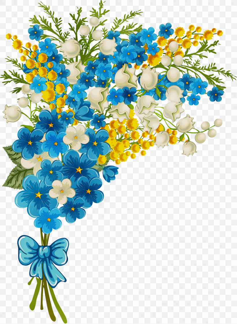 Cut Flowers Flower Bouquet Plant Wildflower, PNG, 2194x3000px, Watercolor, Bouquet, Cut Flowers, Delphinium, Flower Download Free