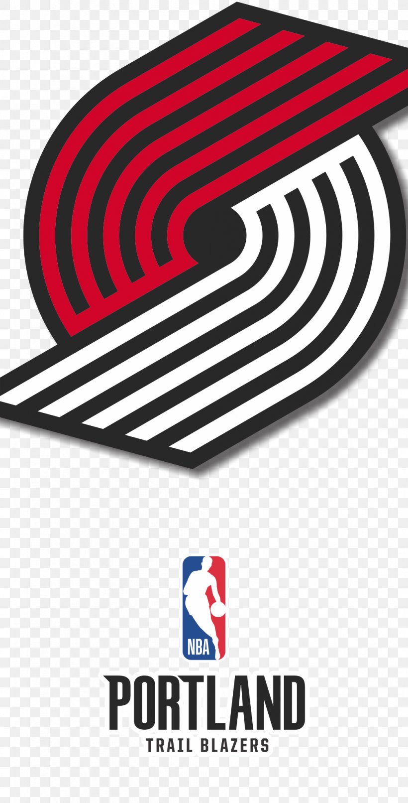 Portland Trail Blazers Logo Brand NBA, PNG, 1004x1974px, Portland Trail Blazers, Area, Brand, Jersey, Logo Download Free