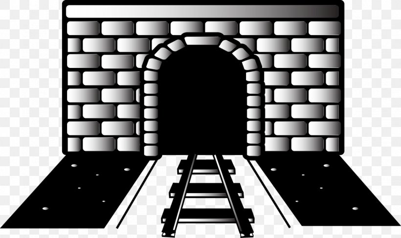 Rail Transport Train Tunnel Clip Art, PNG, 1149x683px, Rail Transport, Architecture, Black, Black And White, Eisenbahntunnel Download Free