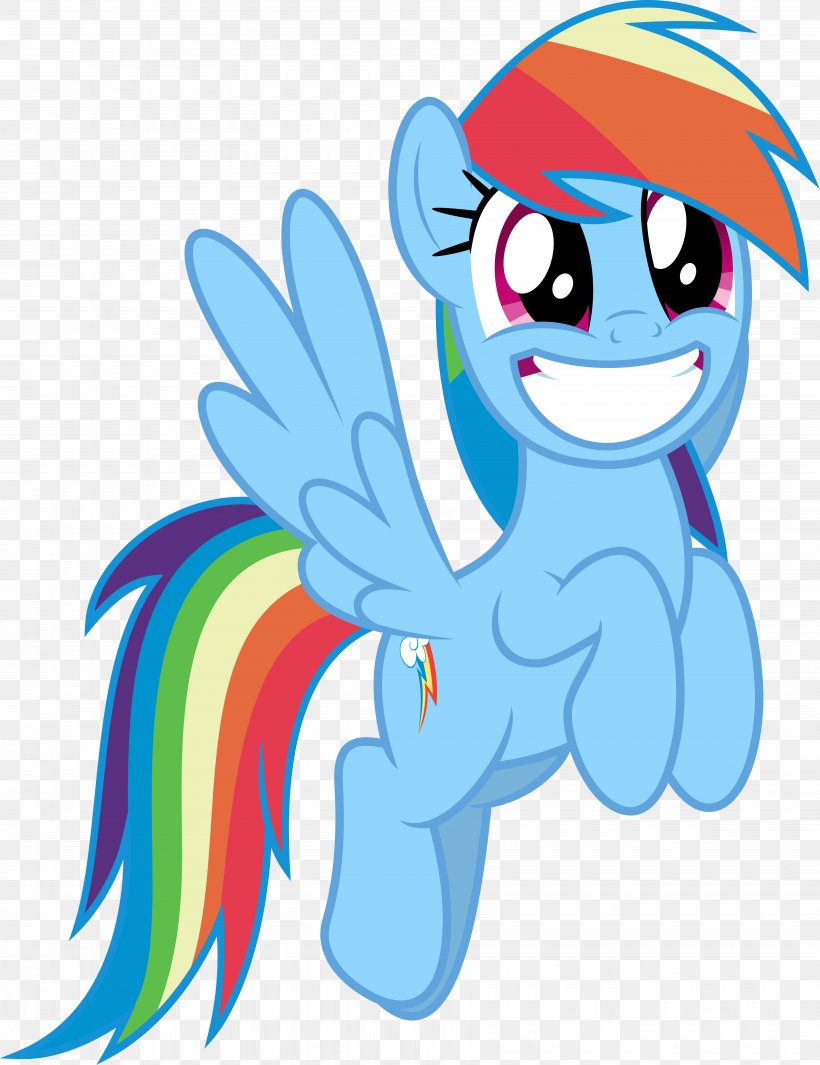 Rainbow Dash Pony Pinkie Pie Fluttershy Applejack, PNG, 7000x9099px, Rainbow Dash, Animal Figure, Applejack, Art, Cartoon Download Free