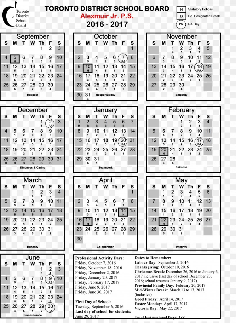 Toronto District School Board Alexmuir Junior Public School Calendar Brant Haldimand Norfolk Catholic District School Board, PNG, 4197x5738px, 2017, 2018, 2019, Toronto District School Board, Academic Year Download Free