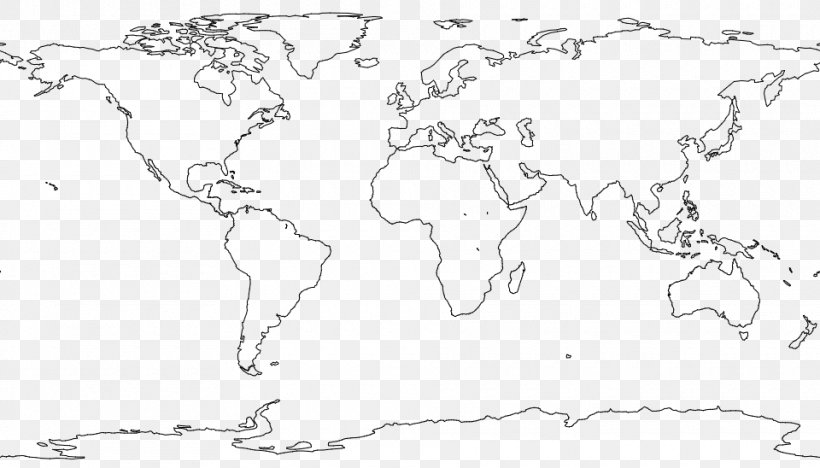 World Map Blank Map Globe, PNG, 960x548px, World, Area, Artwork, Atlas, Black And White Download Free