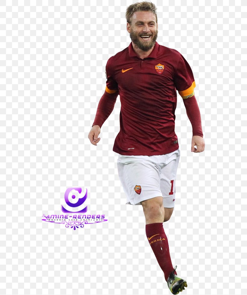 Daniele De Rossi A.S. Roma Football Player Jersey, PNG, 543x981px, Daniele De Rossi, As Roma, Ball, Clothing, Football Download Free
