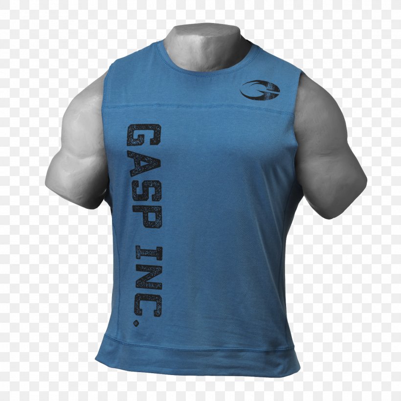 T-shirt Sleeveless Shirt Outerwear, PNG, 1500x1500px, Tshirt, Active Shirt, Blue, Clothing, Electric Blue Download Free