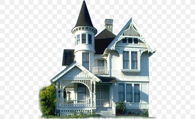 American Queen Anne Style Victorian House Victorian Architecture, PNG, 500x500px, American Queen Anne Style, Architectural Style, Architecture, Building, Cottage Download Free