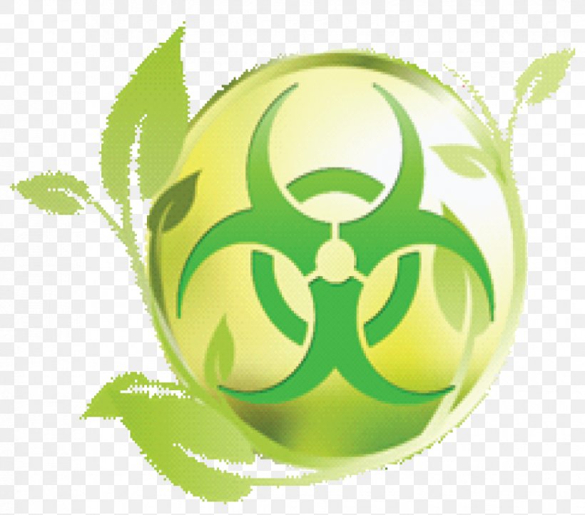 Biological Hazard Hazard Symbol Dangerous Goods, PNG, 876x772px, Biological Hazard, Dangerous Goods, Decal, Fruit, Green Download Free