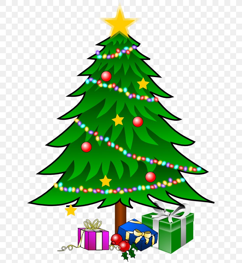 Christmas Tree Clip Art, PNG, 643x891px, Christmas, Branch, Christmas ...